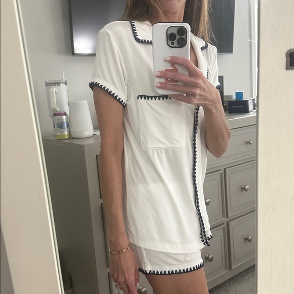 Eberjey Frida Tencel Modal Shortie Set - Picture 2 of 4